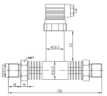 PTL801H尺寸圖 PTL801H尺寸圖